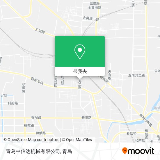 青岛中信达机械有限公司地图