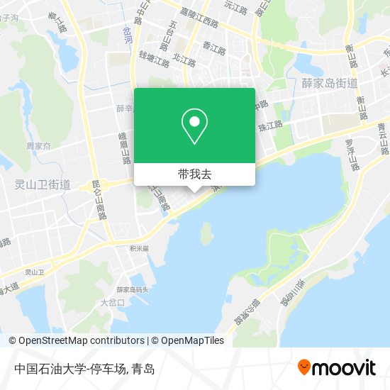 中国石油大学-停车场地图