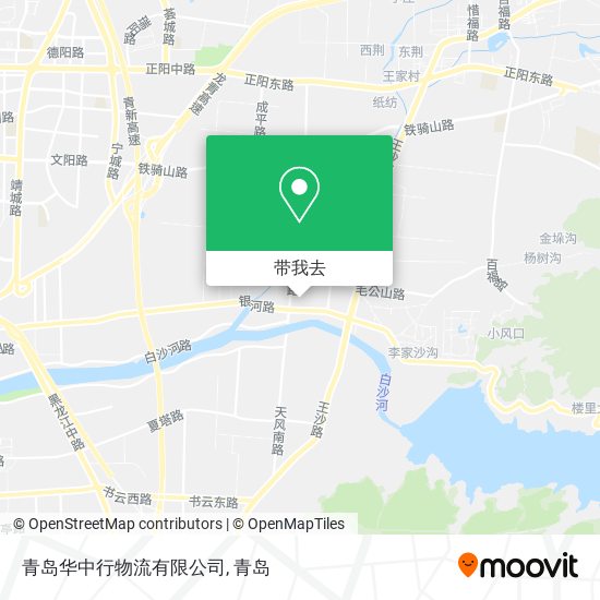 青岛华中行物流有限公司地图