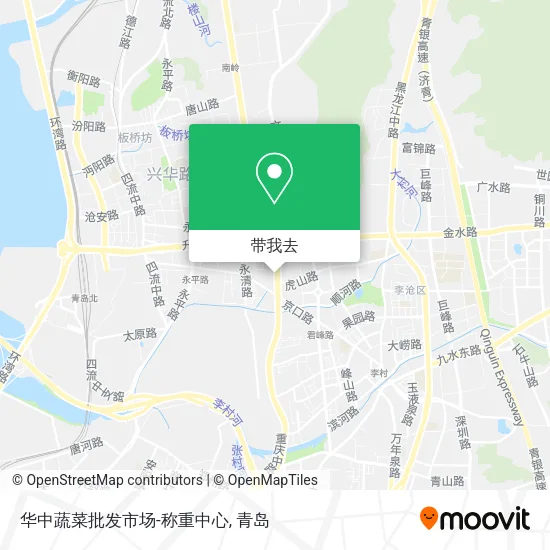 华中蔬菜批发市场-称重中心地图