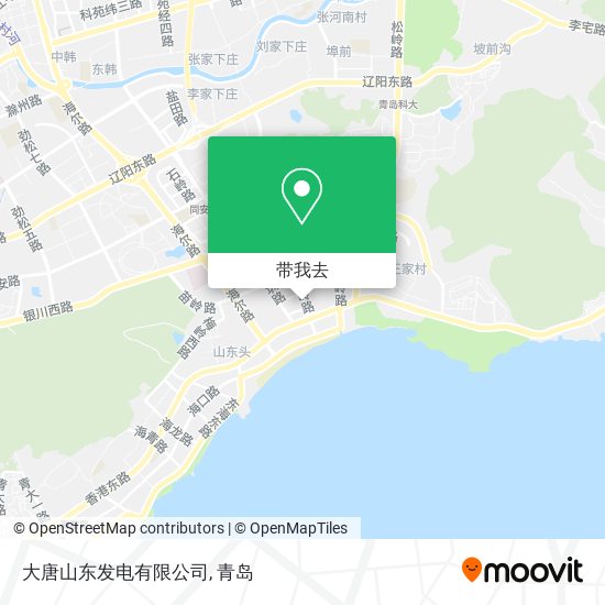 大唐山东发电有限公司地图