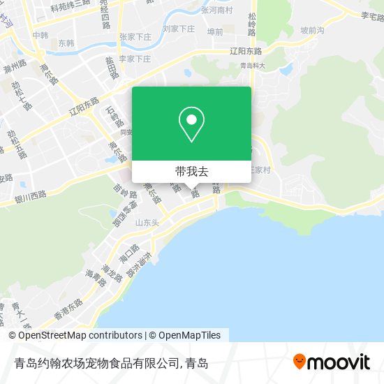 青岛约翰农场宠物食品有限公司地图