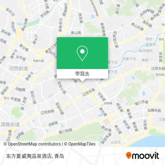 东方夏威夷温泉酒店地图