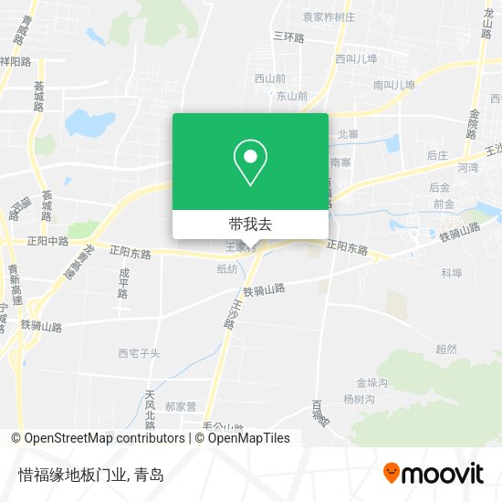 惜福缘地板门业地图