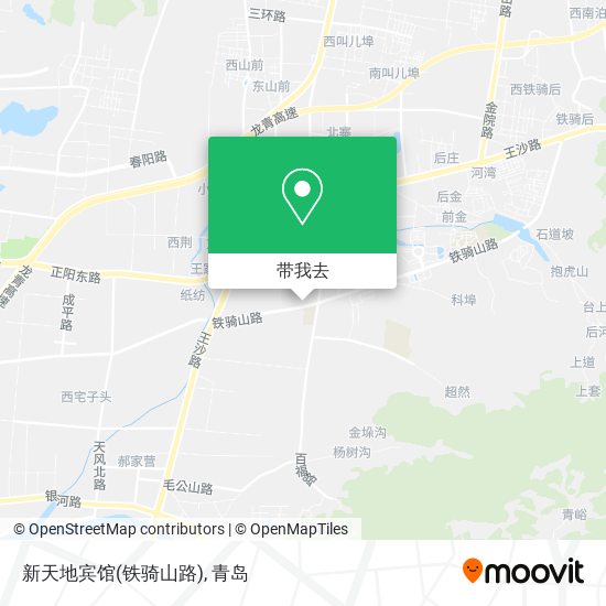 新天地宾馆(铁骑山路)地图