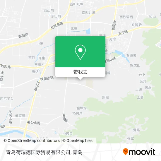 青岛荷瑞德国际贸易有限公司地图