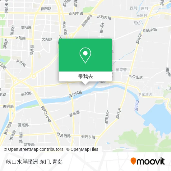 崂山水岸绿洲-东门地图