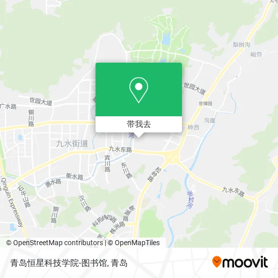 青岛恒星科技学院-图书馆地图