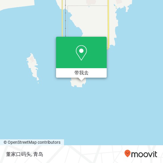 董家口码头地图