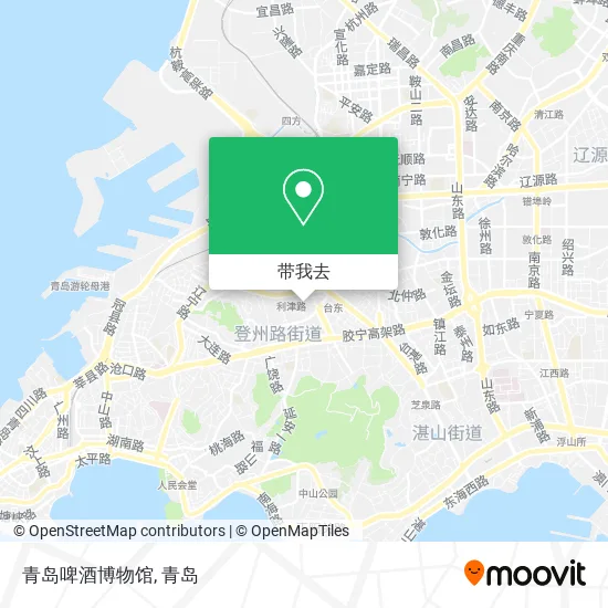 青岛啤酒博物馆地图