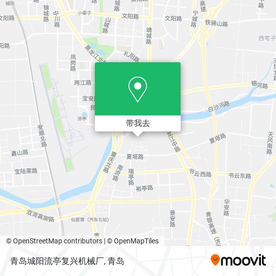 青岛城阳流亭复兴机械厂地图