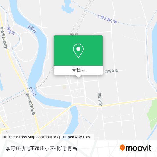 李哥庄镇北王家庄小区-北门地图