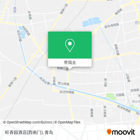 旺香园酒店(西南门)地图