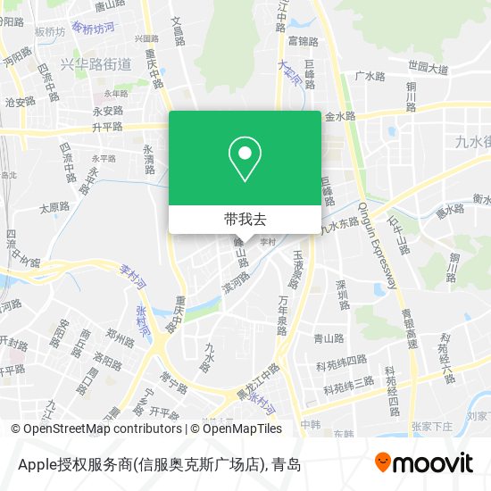 Apple授权服务商(信服奥克斯广场店)地图