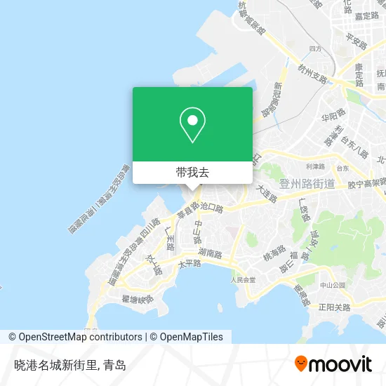 晓港名城新街里地图