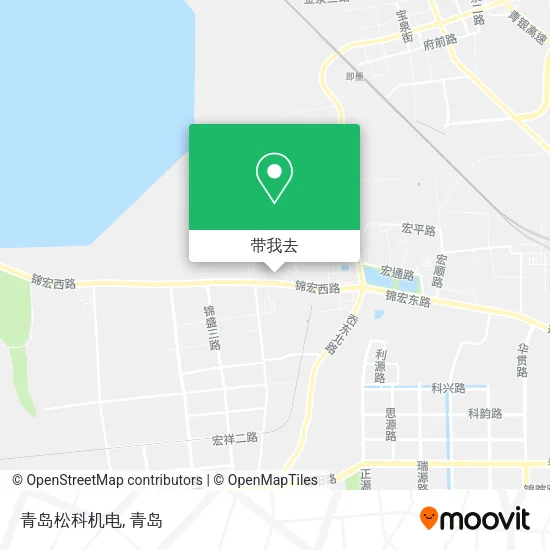 青岛松科机电地图