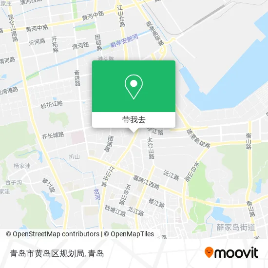 青岛市黄岛区规划局地图