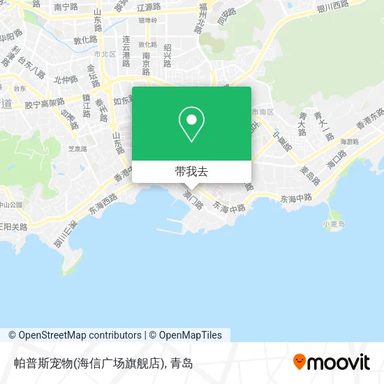 帕普斯宠物(海信广场旗舰店)地图