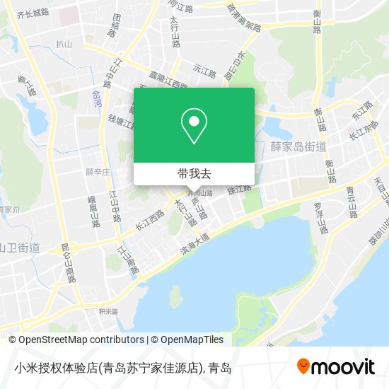 小米授权体验店(青岛苏宁家佳源店)地图