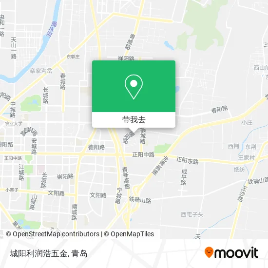 城阳利润浩五金地图