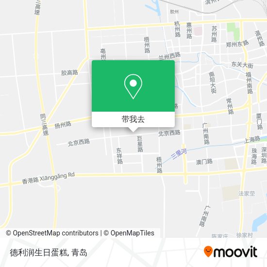 德利润生日蛋糕地图
