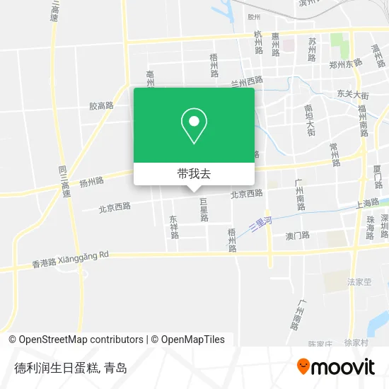 德利润生日蛋糕地图