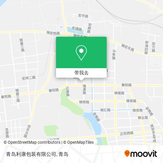 青岛利康包装有限公司地图