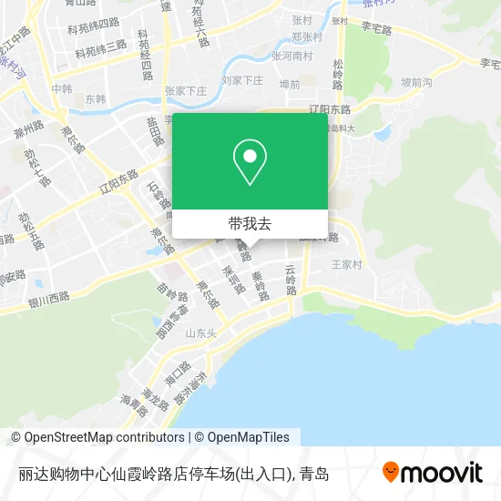 丽达购物中心仙霞岭路店停车场(出入口)地图
