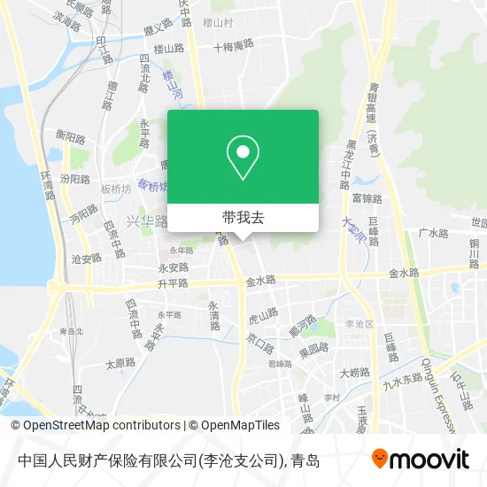 中国人民财产保险有限公司(李沧支公司)地图