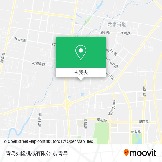 青岛如隆机械有限公司地图