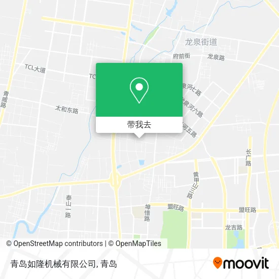 青岛如隆机械有限公司地图