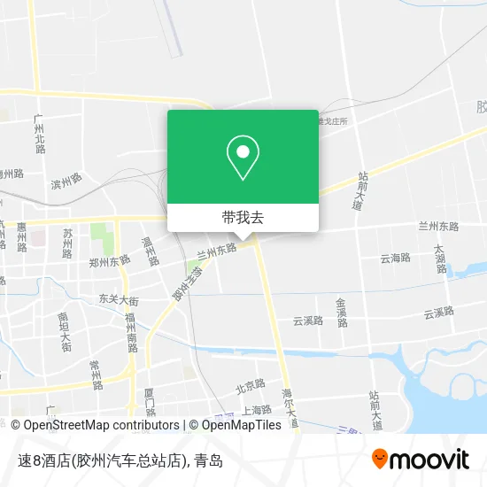 速8酒店(胶州汽车总站店)地图