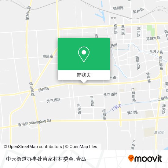 中云街道办事处苗家村村委会地图