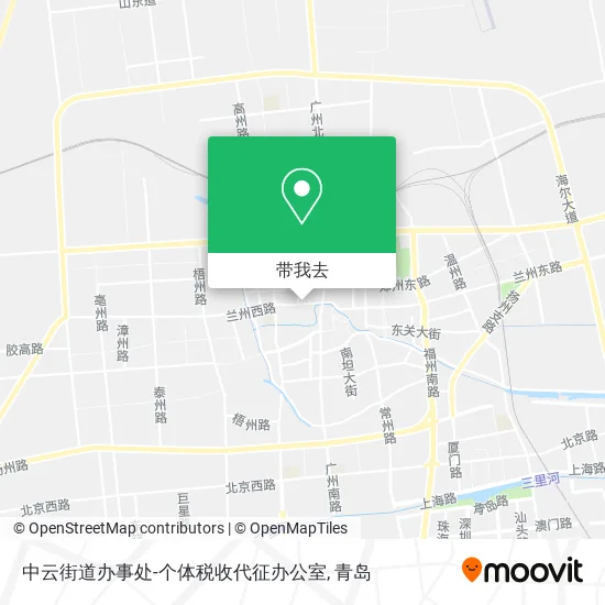 中云街道办事处-个体税收代征办公室地图