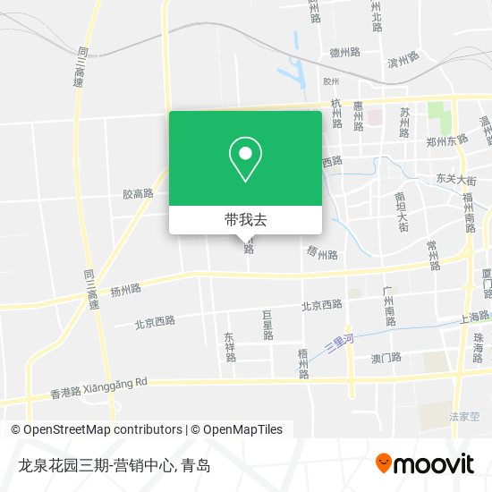 龙泉花园三期-营销中心地图