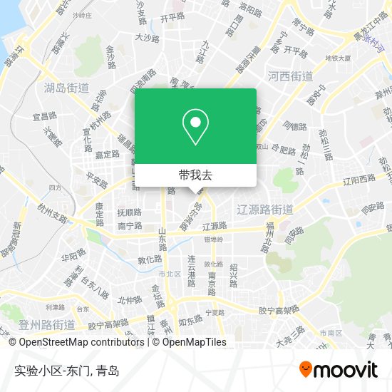 实验小区-东门地图