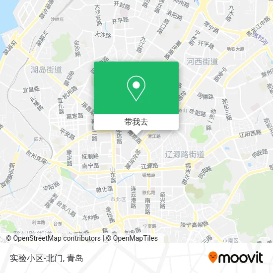 实验小区-北门地图