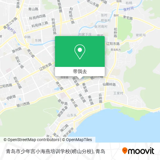 青岛市少年宫小海燕培训学校(崂山分校)地图