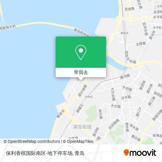 保利香槟国际南区-地下停车场地图