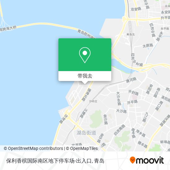 保利香槟国际南区地下停车场-出入口地图