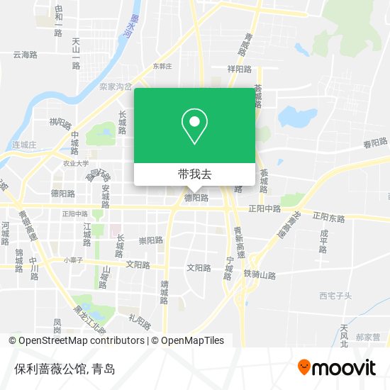 保利蔷薇公馆地图