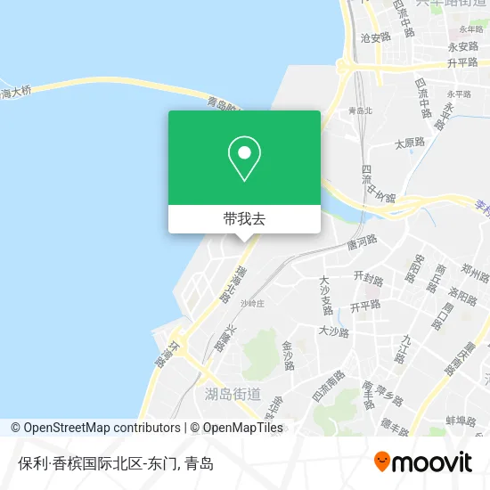 保利·香槟国际北区-东门地图