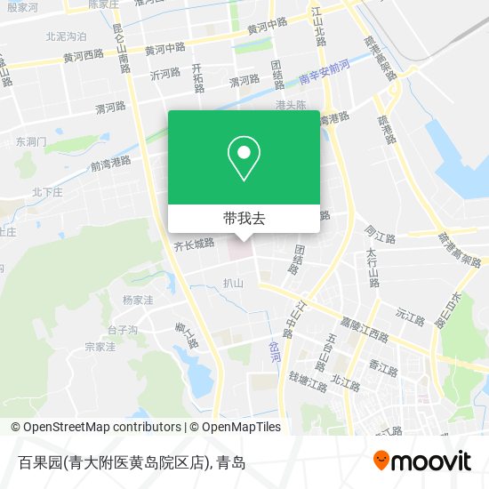 百果园(青大附医黄岛院区店)地图