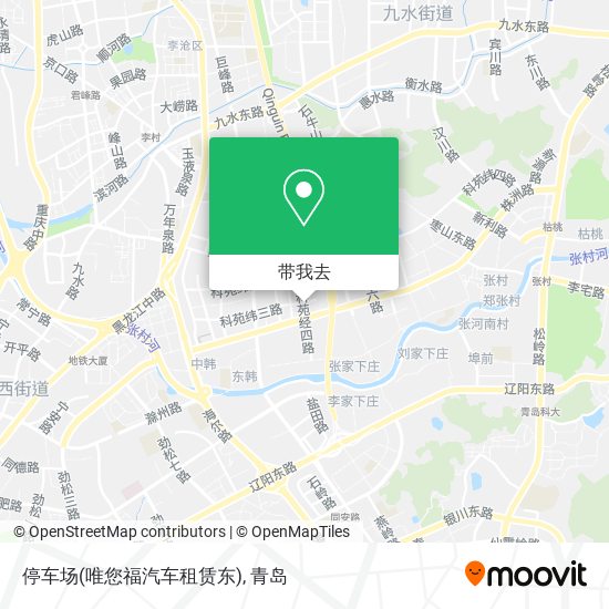 停车场(唯您福汽车租赁东)地图