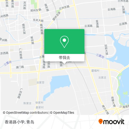 香港路小学地图