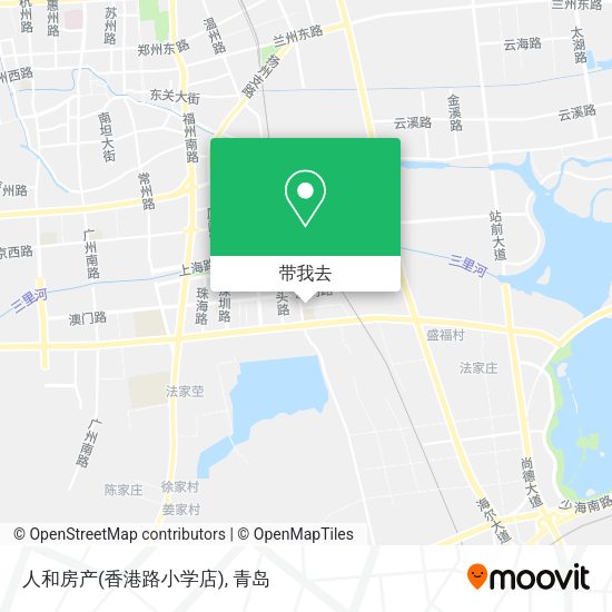 人和房产(香港路小学店)地图