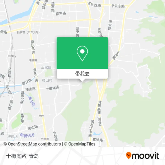 十梅庵路地图