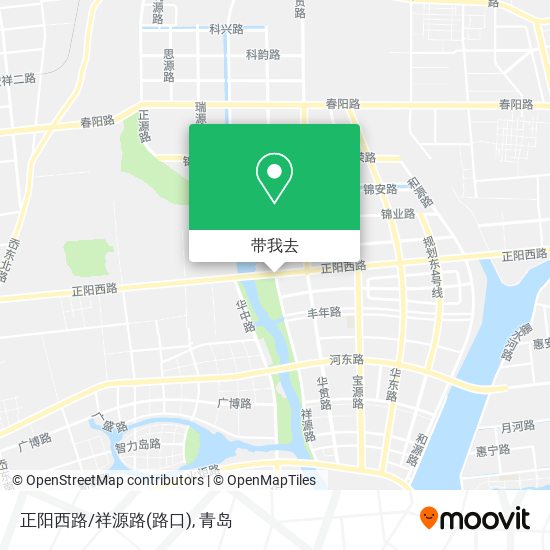 正阳西路/祥源路(路口)地图