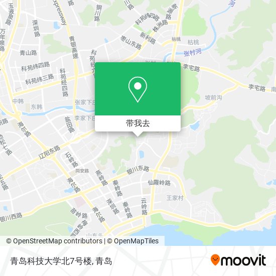 青岛科技大学北7号楼地图