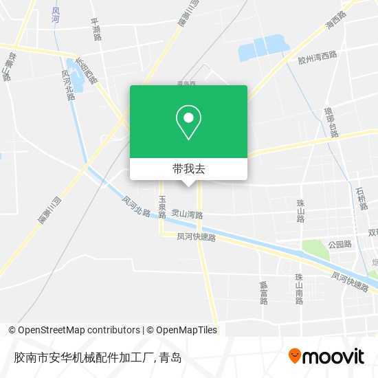 胶南市安华机械配件加工厂地图